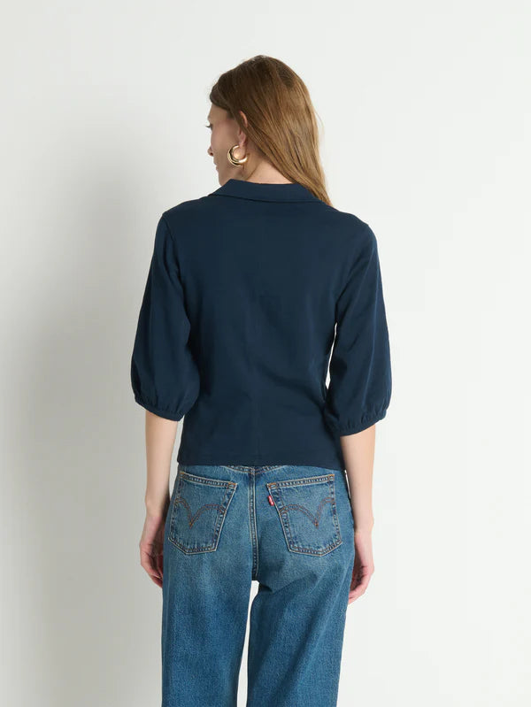 Shannon Top - Night Sky Peruvian Cotton Balloon Sleeve Top