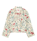 The Meadow Henley Top - Oversized Silk Henley