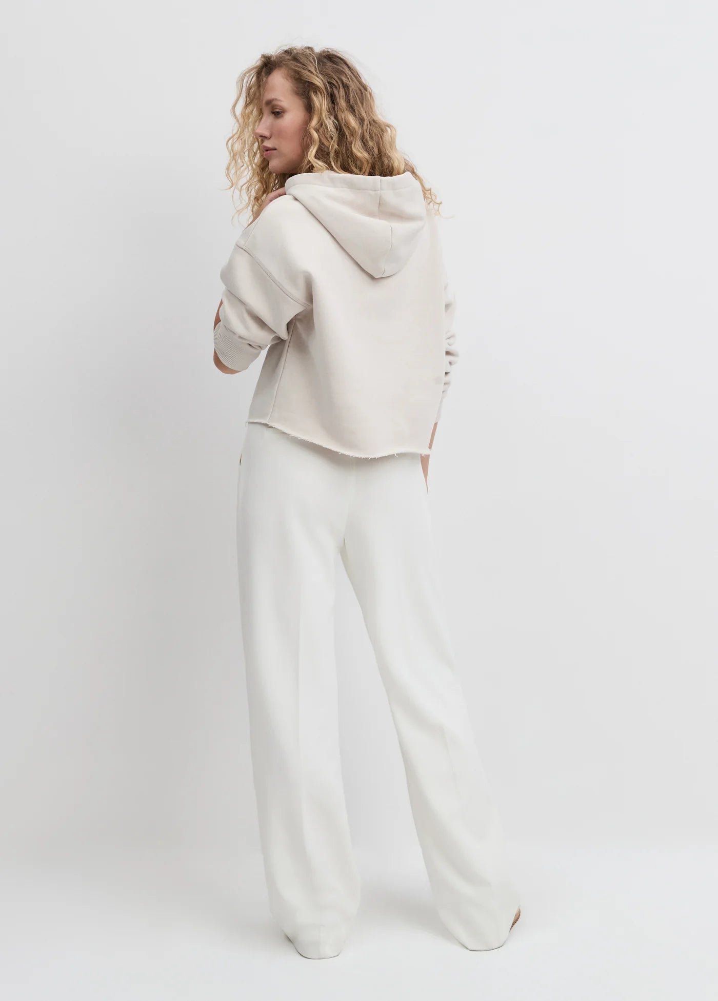 Cropped Collegiate Sweatshirt - Favorite Daughter Graphic Hoodie