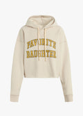 Cropped Collegiate Sweatshirt - Favorite Daughter Graphic Hoodie